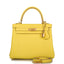 Hermes Lime Swift Retourne Kelly 25cm Gold Hardware