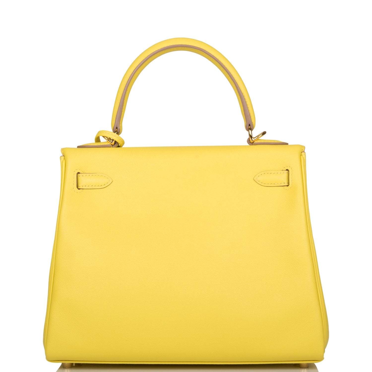 Hermes Lime Swift Retourne Kelly 25cm Gold Hardware