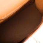 Hermes Kelly Sellier 25cm Gold and Trench Epsom  Brushed Gold Hardware