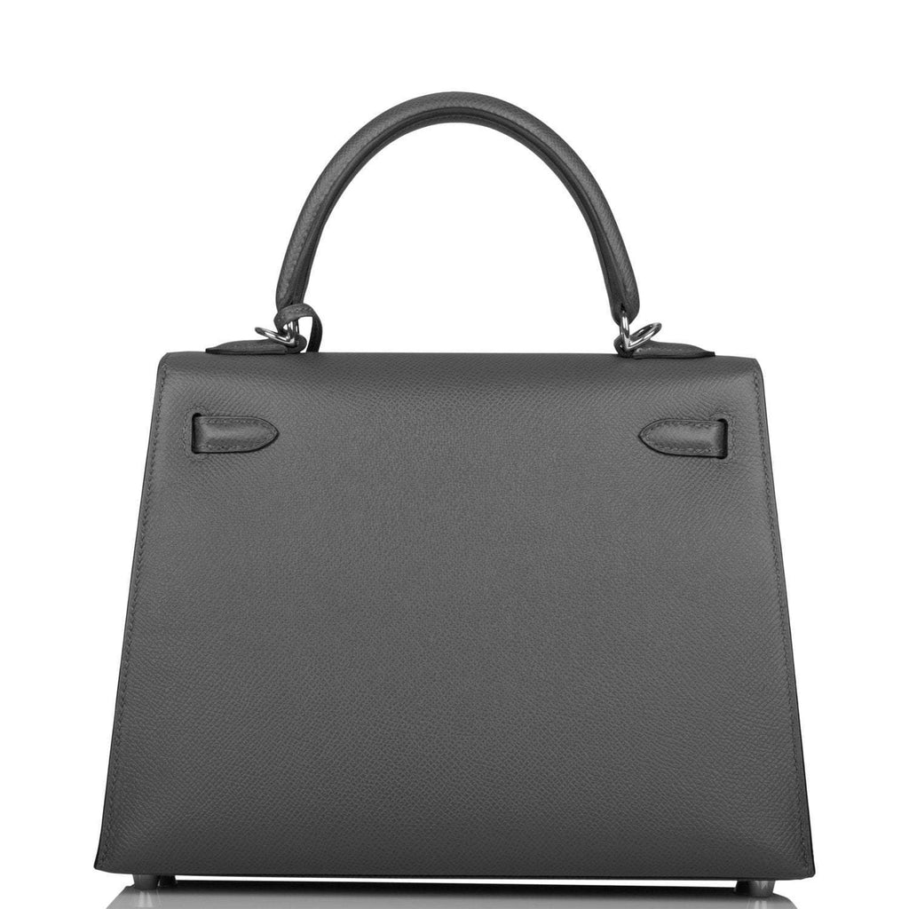 Hermes Bleu Orage Epsom Sellier Kelly 25cm Gold Hardware