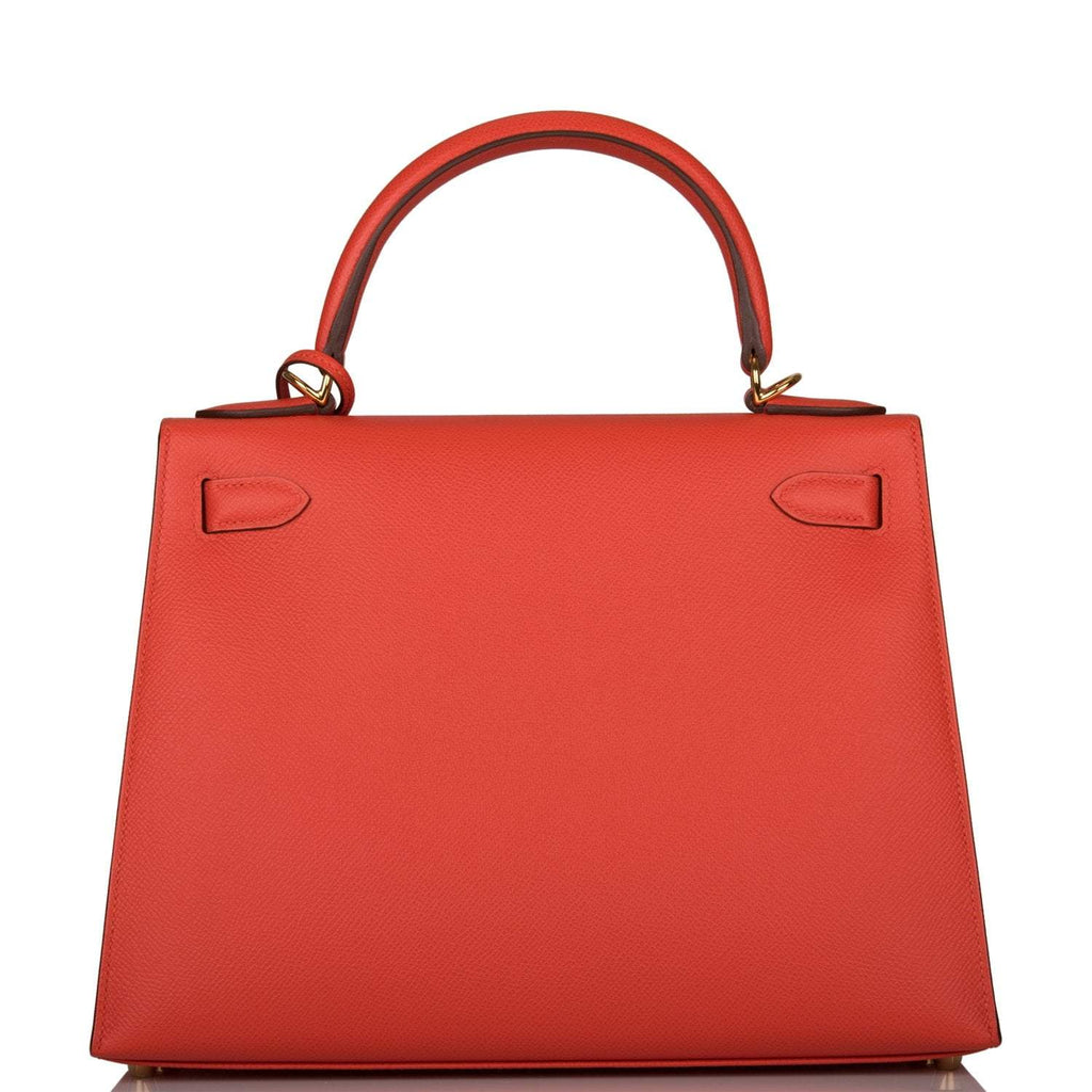 Hermes Capucine Epsom Sellier Kelly 28cm Gold Hardware