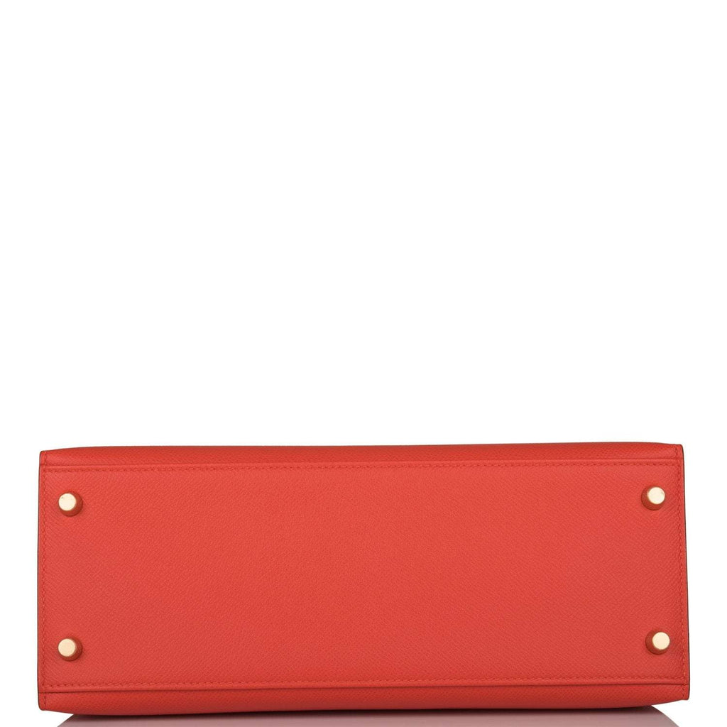 Hermes Capucine Epsom Sellier Kelly 28cm Gold Hardware