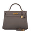 Hermes Kelly Retourne 32 Etain Togo Gold Hardware