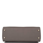 Hermes Kelly Retourne 32 Etain Togo Gold Hardware