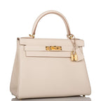 Hermes Craie Togo Retourne Kelly 28cm Gold Hardware
