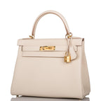 Hermes Craie Togo Retourne Kelly 28cm Gold Hardware