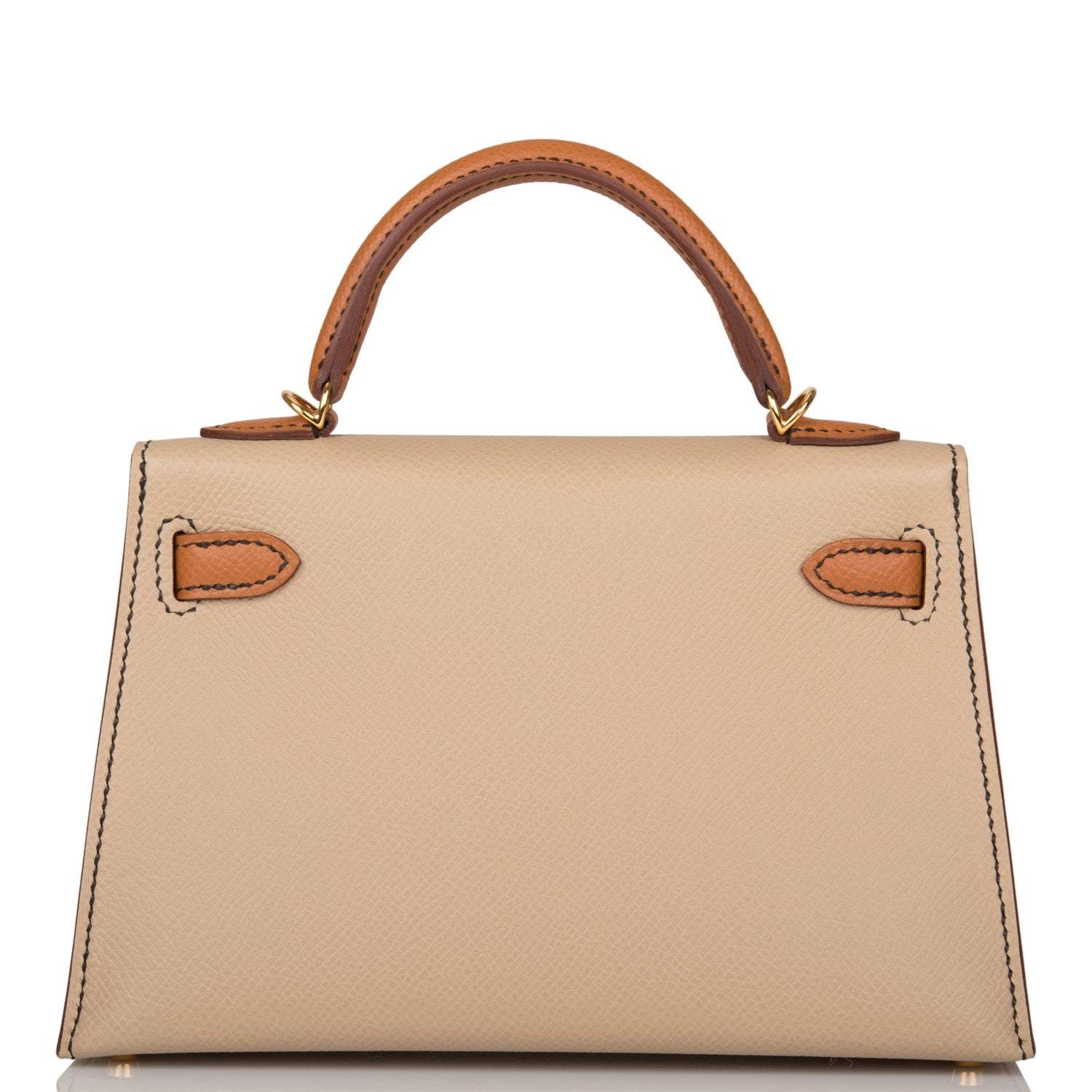 Hermes Kelly Sellier 20 Trench and Gold Epsom Gold Hardware