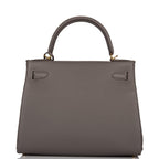 Hermes Kelly Retourne 28 Etain Togo Gold Hardware