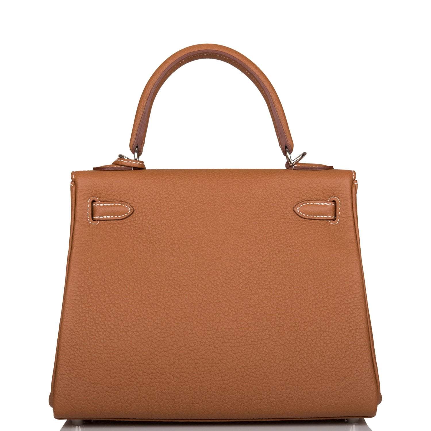 Hermes Kelly Retourne 25 Gold Togo Palladium Hardware