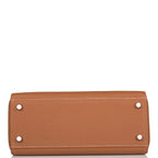 Hermes Kelly Retourne 25 Gold Togo Palladium Hardware