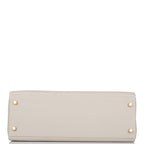 Hermes Kelly Retourne 32 Gris Perle Togo Gold Hardware