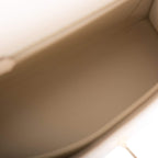 Hermes Kelly Sellier 25cm Craie Epsom Gold Hardware