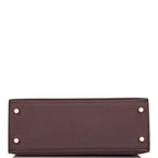 Hermes Kelly Sellier 25 Rouge Sellier Epsom Gold Hardware