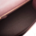 Hermes Kelly Sellier 25 Rouge Sellier Epsom Gold Hardware