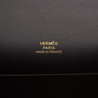 Hermes Kelly Pochette Black Swift Gold Hardware