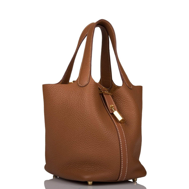 Hermes Picotin Lock 18 Gold Clemence Gold Hardware Main Image