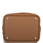 Hermes Picotin Lock 18 Alezan and Biscuit Clemence Palladium Hardware