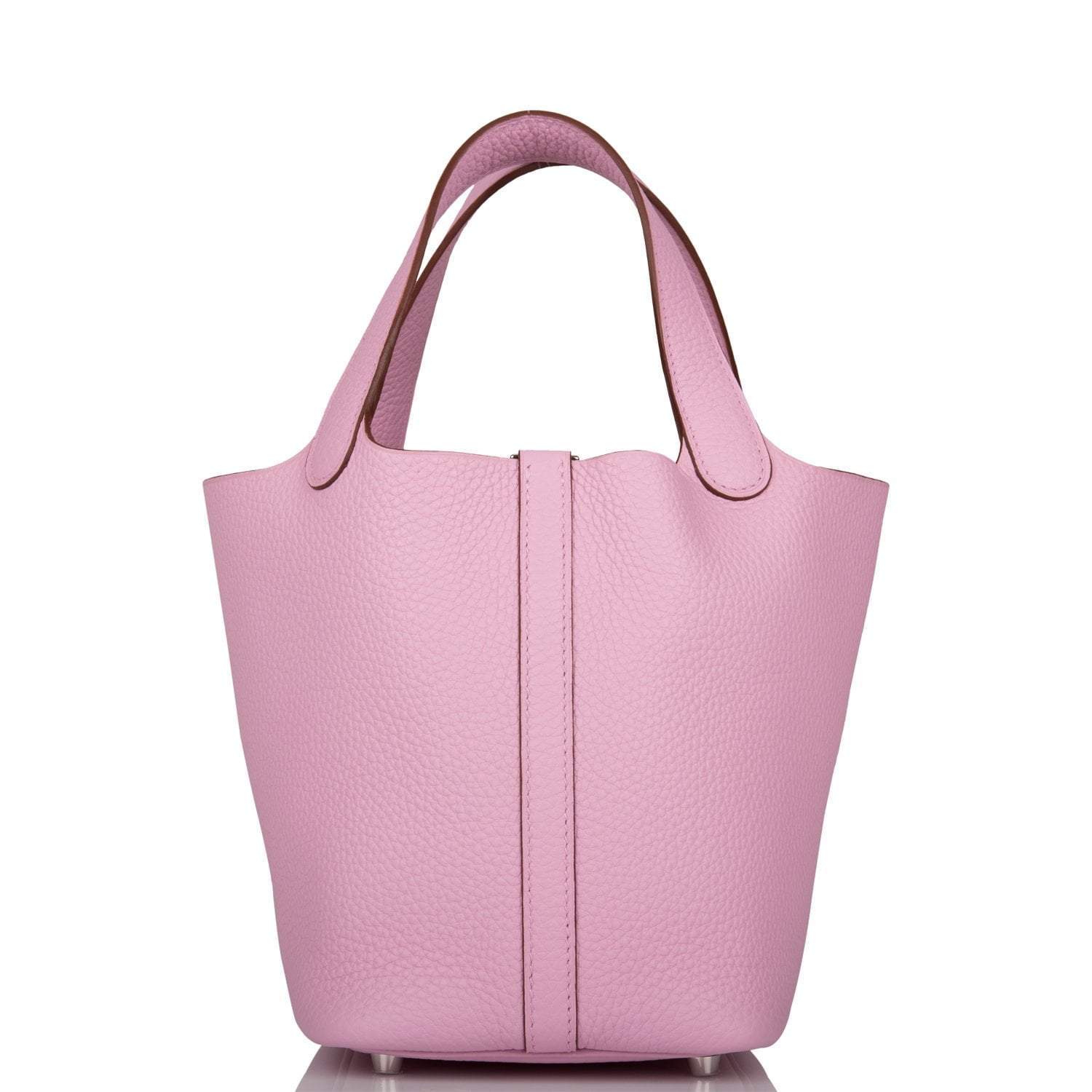 Hermes Picotin Lock 18 Mauve Sylvestre Clemence Palladium Hardware