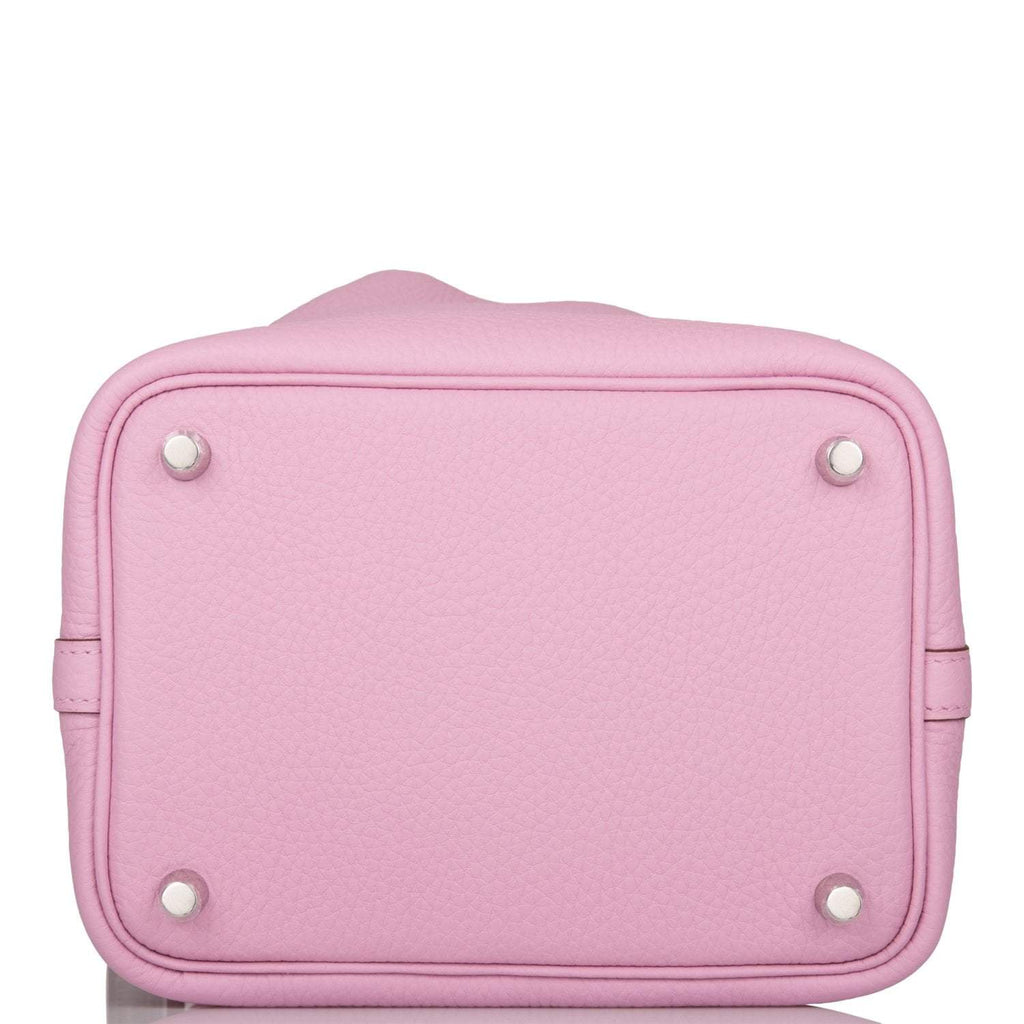 Hermes Picotin Lock 18 Mauve Sylvestre Clemence Palladium Hardware