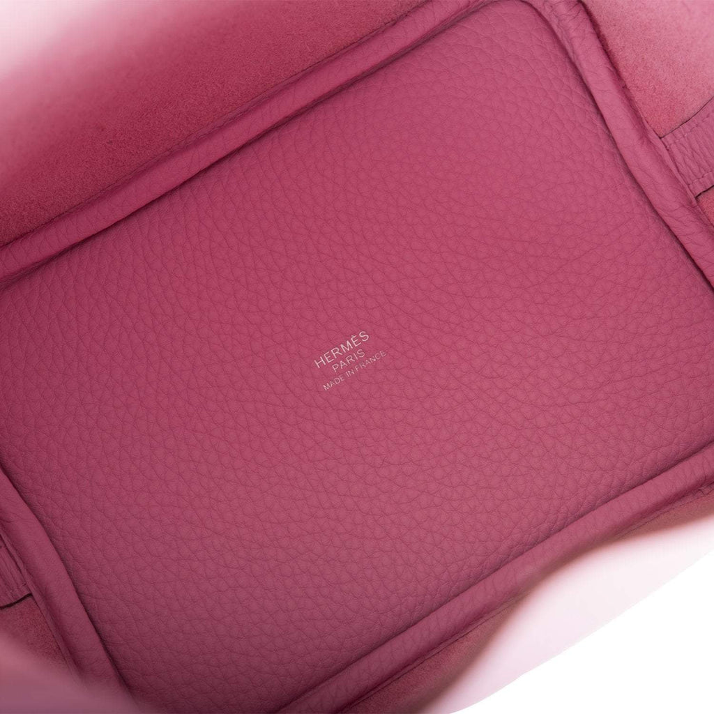 Hermes Picotin Lock 18 Mauve Sylvestre Clemence Palladium Hardware