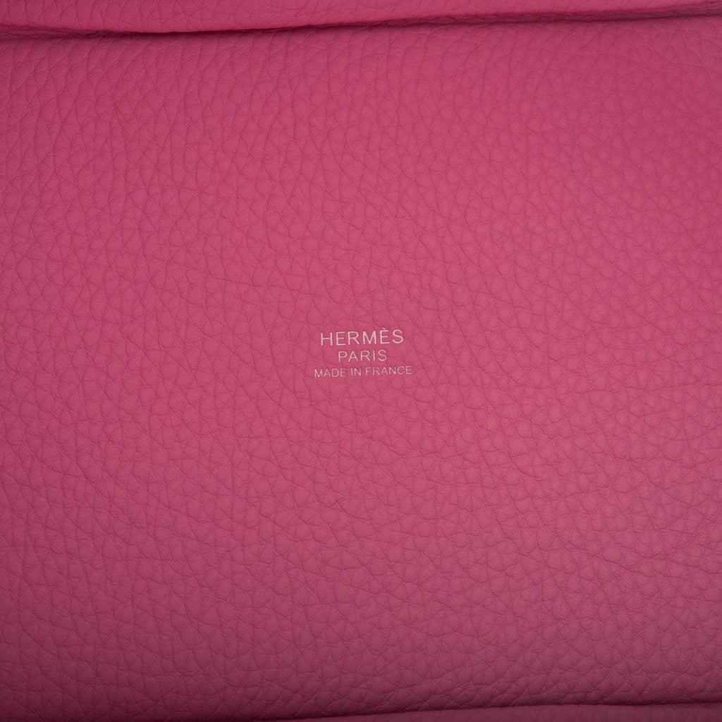 Hermes Picotin Lock 18 Mauve Sylvestre Clemence Palladium Hardware