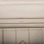 Hermes Beton Matte Alligator Bearn Wallet Palladium Hardware