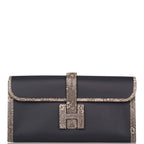 Hermes Jige Elan 29 Bleu Indigo Swift and Ombre Lizard