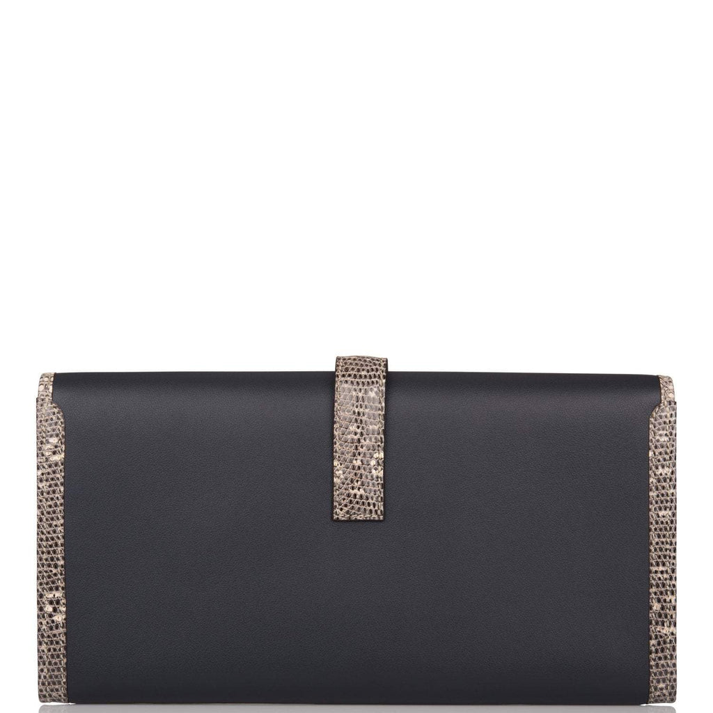 Hermes Jige Elan 29 Bleu Indigo Swift and Ombre Lizard