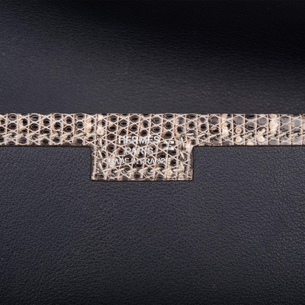 Hermes Jige Elan 29 Bleu Indigo Swift and Ombre Lizard