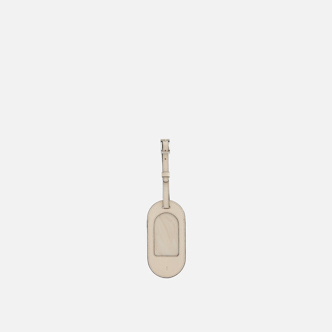 HARLOW LUGGAGE TAG PEBBLE BEIGE Hover Image