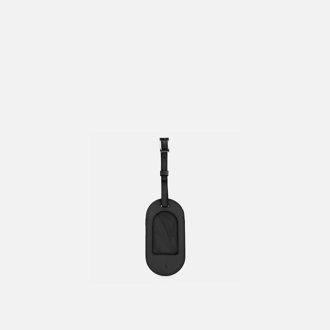 HARLOW LUGGAGE TAG PEBBLE BLACK Hover Image