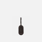 HARLOW LUGGAGE TAG PEBBLE DARK BROWN
