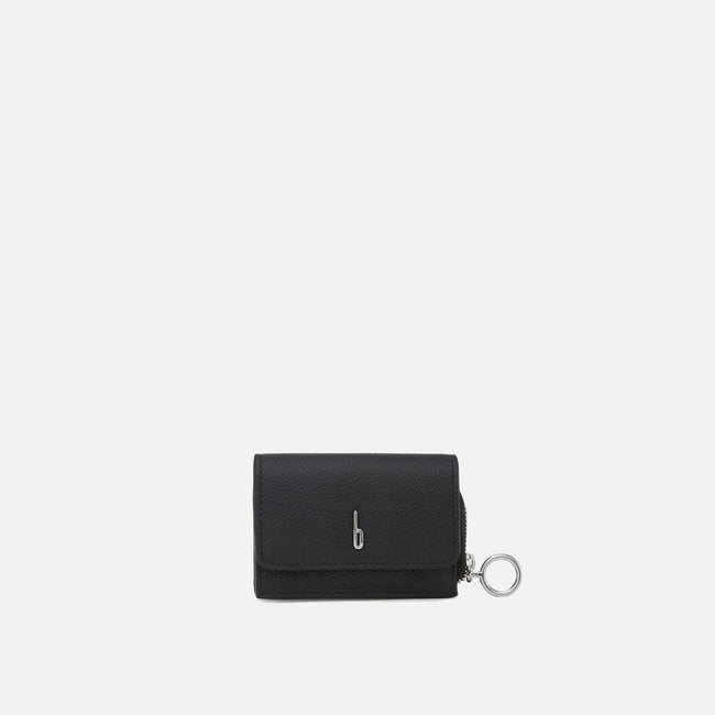 SHERYL WALLET PEBBLE BLACK Hover Image