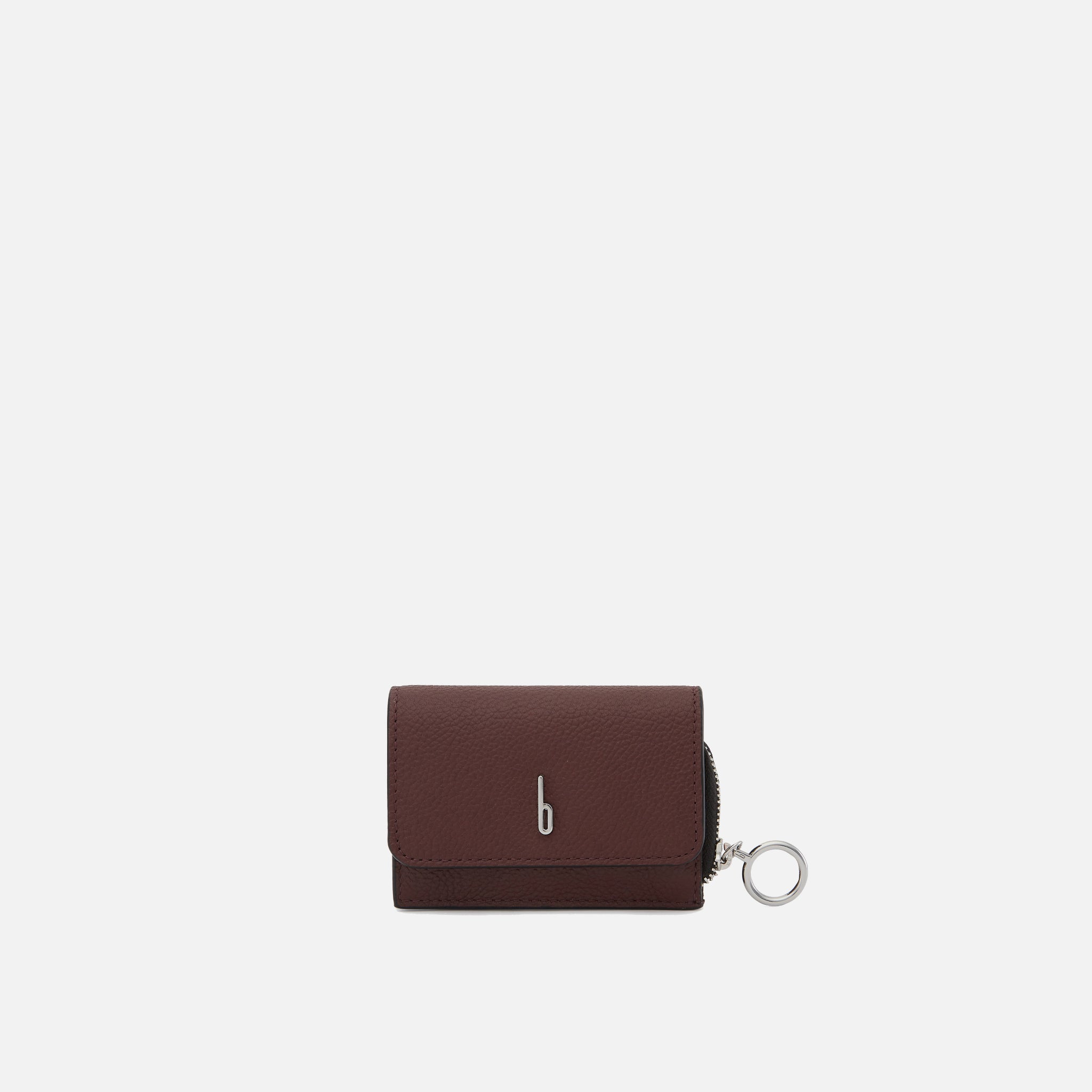 SHERYL WALLET PEBBLE BORDEAUX