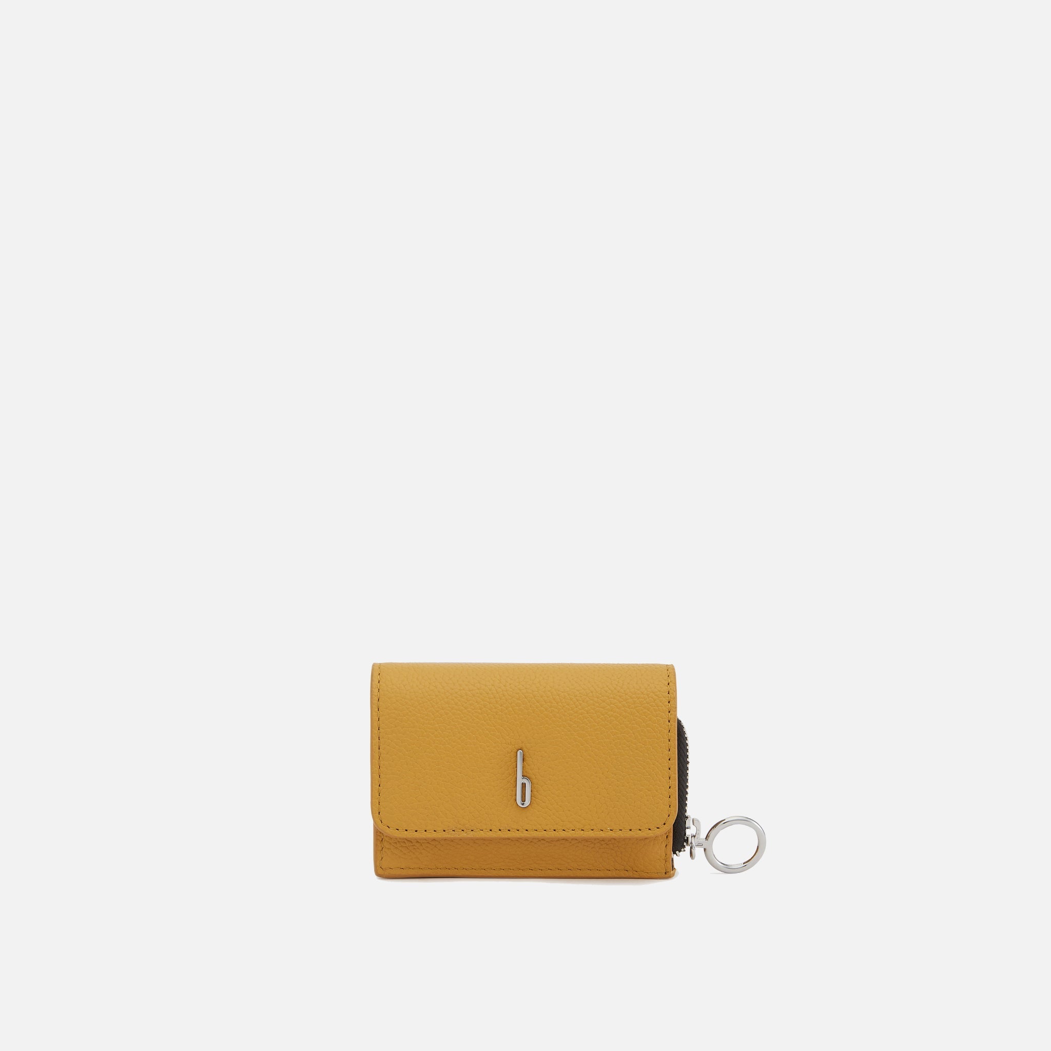 SHERYL WALLET PEBBLE MUSTARD