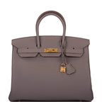 Hermes Etain Togo Birkin 35cm Gold Hardware
