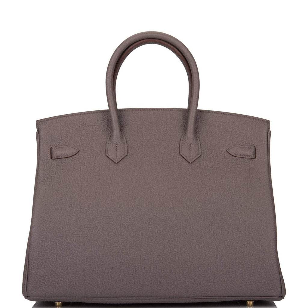 Hermes Etain Togo Birkin 35cm Gold Hardware