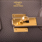 Hermes Etain Togo Birkin 35cm Gold Hardware