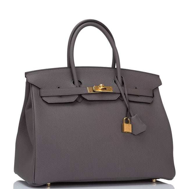 Hermes Etain Togo Birkin 35cm Gold Hardware Main Image