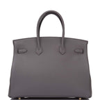 Hermes Etain Togo Birkin 35cm Gold Hardware