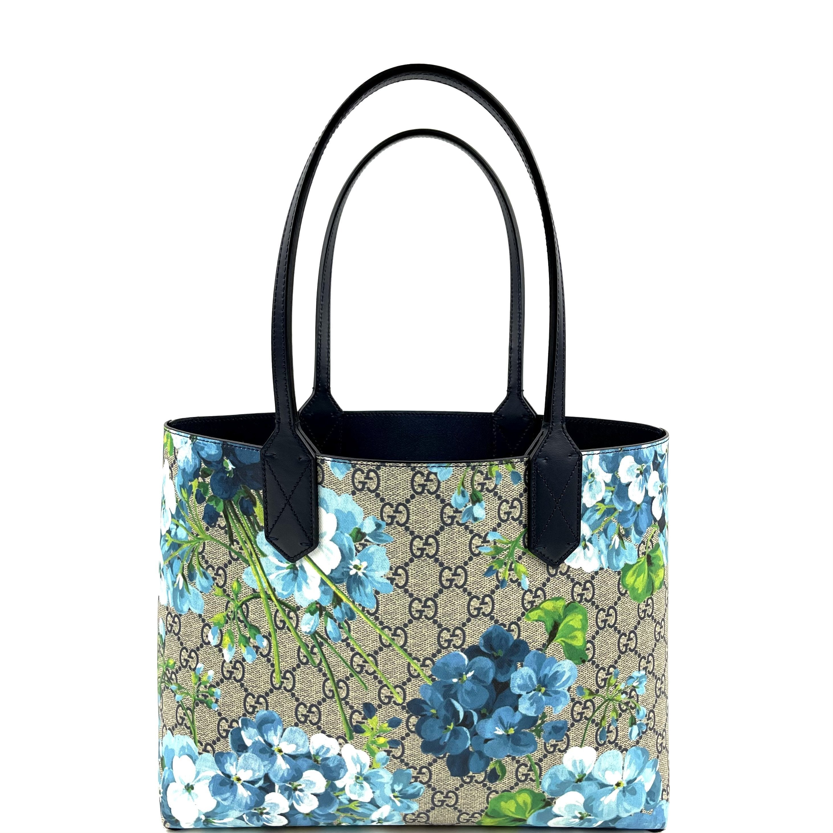 Small Reversible GG Blooms Tote