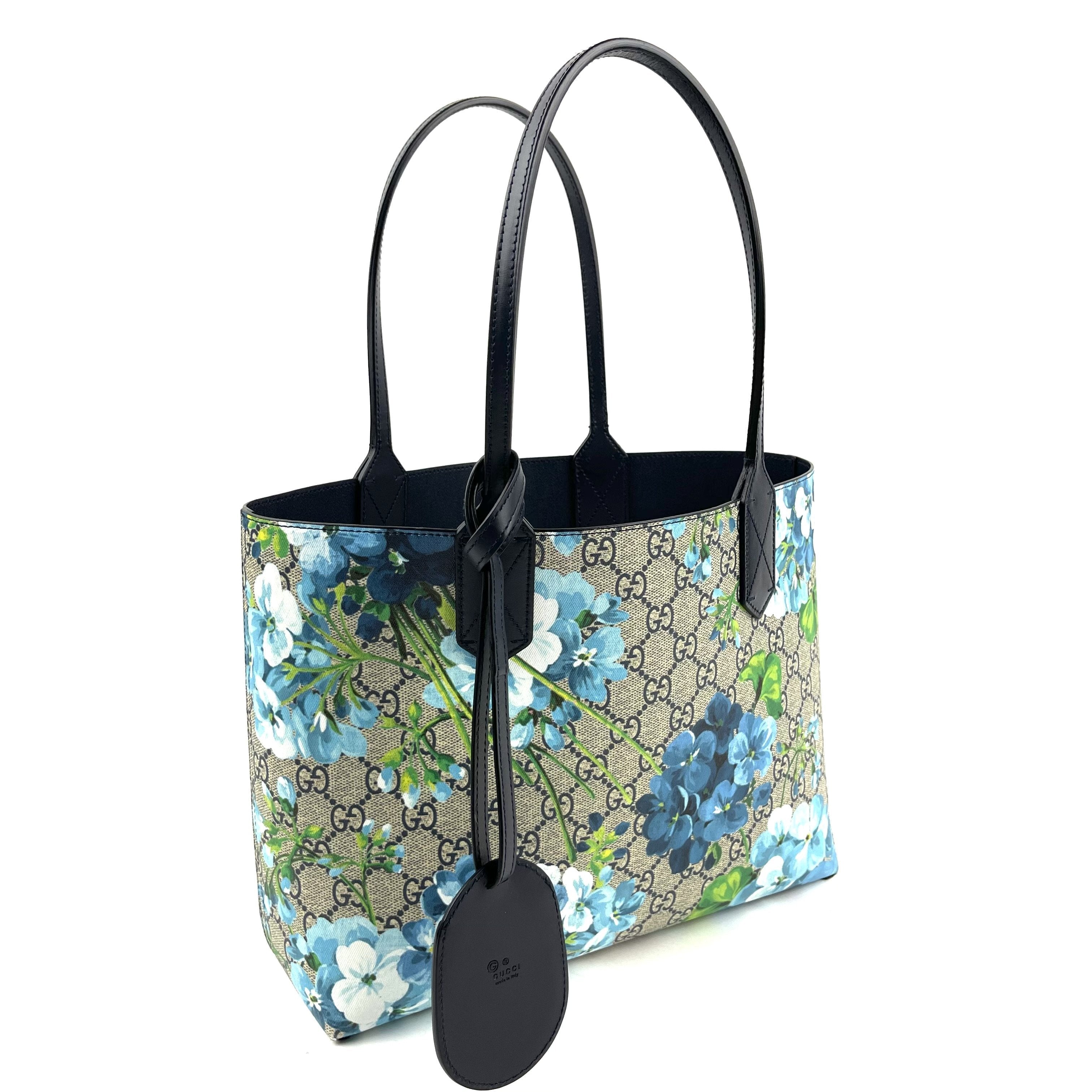 Small Reversible GG Blooms Tote