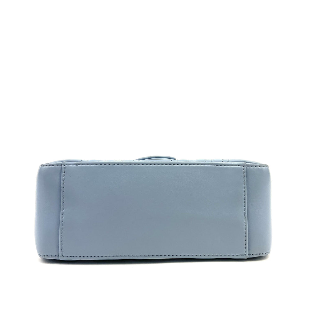 GG Marmont Mini Top Handle Bag Blue