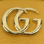 Yellow Ophidia GG Flora Mini Round Shoulder Bag