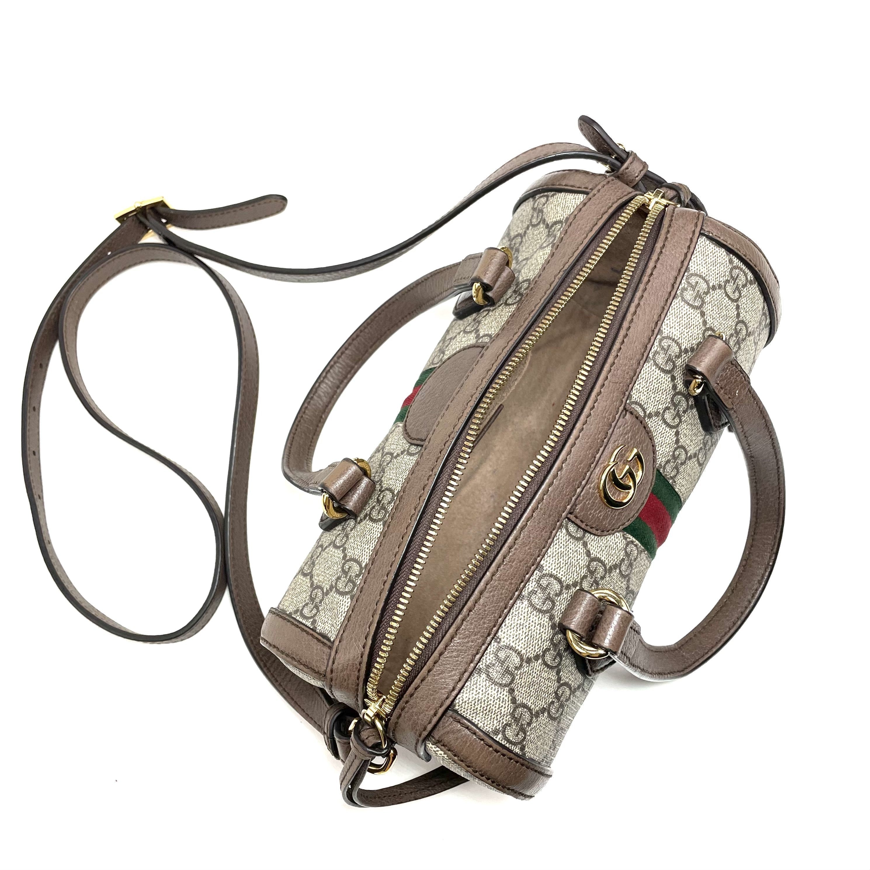 Small GG Supreme Ophidia Boston Bag