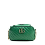 GG Marmont Shoulder Bag - Green
