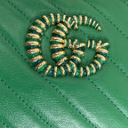GG Marmont Shoulder Bag - Green