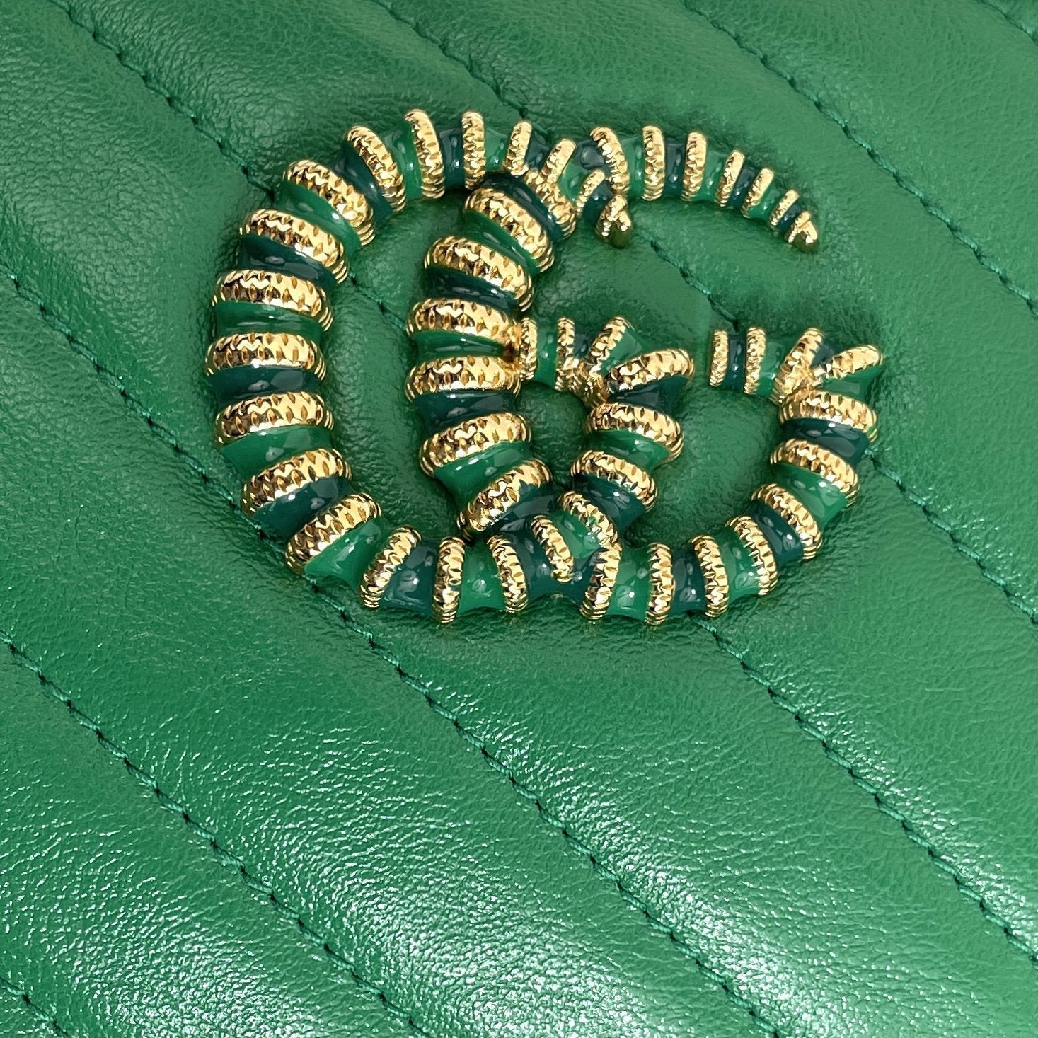 GG Marmont Shoulder Bag - Green