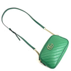 GG Marmont Shoulder Bag - Green