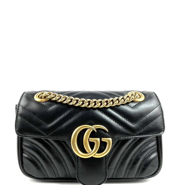 GG Marmont Small Matelassé Shoulder Bag Hover Image
